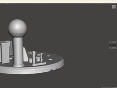 Diameter of the Scanbench ball measured in MeshMixer