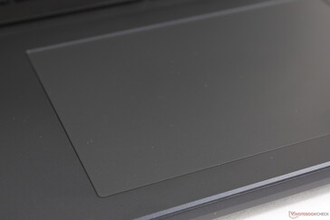 Large and smooth clickpad with soft feedback when pressed