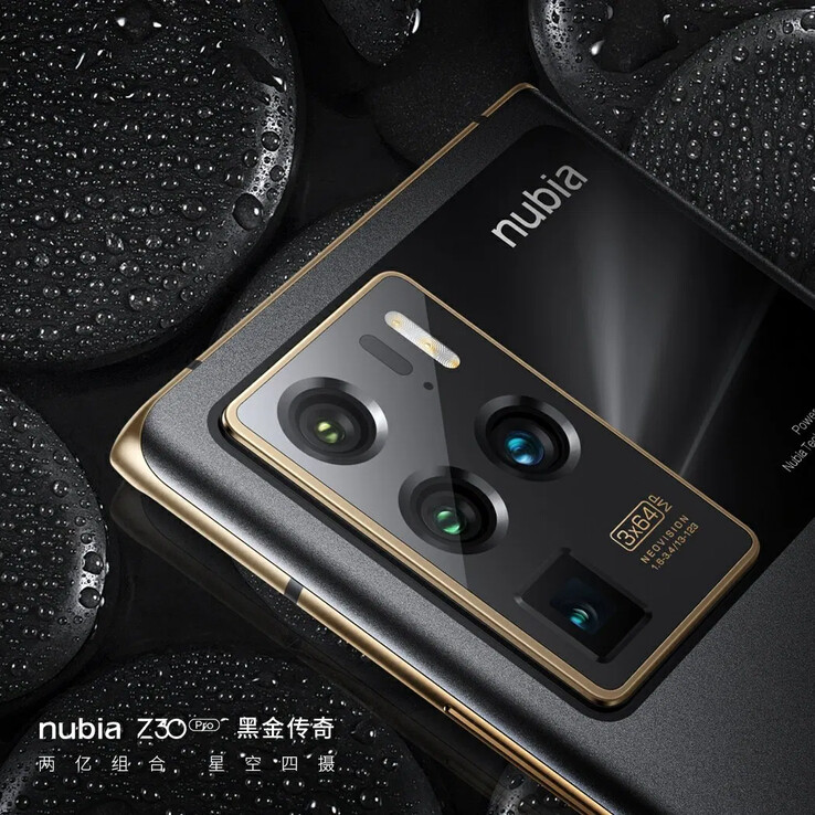 The Z30 Pro comes in black, silver or "Black Gold Legend" color options. (Source: Nubia)