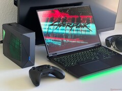 XMG Neo 16 E25. (Image source: Notebookcheck)