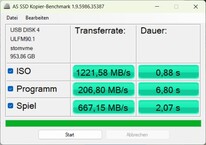 PicoDrive Thunderbolt 4: AS SSD Copy