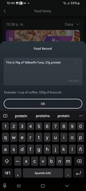 A screenshot showing text input for modification. (Image source: Facebook)