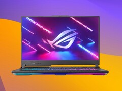 The Asus ROG Strix G17 is pretty heavy at 2.80 kg (6.17 lbs). (Image source: Asus, Unsplash, edited)