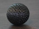 TPU prints work; the ball measures 30 mm in diameter, and the triangle sides measure 3 mm