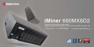 Biostar iMiner 660MX8D2. (Source: Biostar)