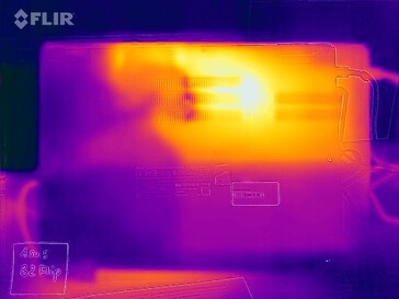 Heat generation bottom side (load)