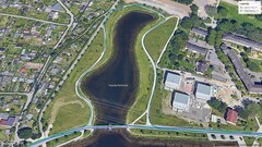 GPS test: trip around a lake