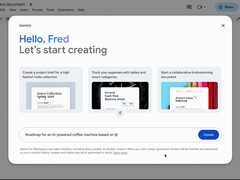 Google Docs now uses AI to create formatted documents (Image Source: Google)