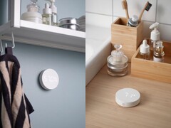 IKEA has released the Timmerflotte smart sensor (pictured) in the US. (Image source: IKEA, edited)