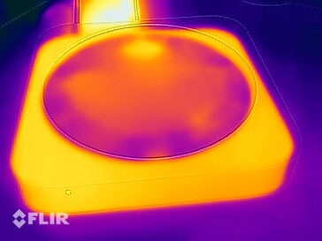 Heat map under load - Bottom