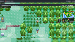PokeDaisy playing a Pokémon game with extra screen overlays