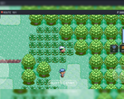 PokeDaisy playing a Pokémon game with extra screen overlays