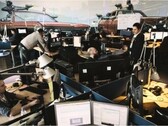 A picture of Rockstar North Edinburgh's Level Design department from the 2010s