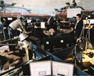 A picture of Rockstar North Edinburgh's Level Design department from the 2010s