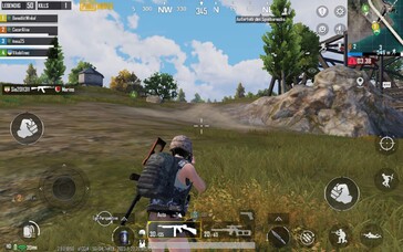 PUBG Mobile on the Samsung Galaxy Tab S9 FE