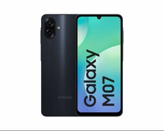 The Samsung Galaxy M07 features a MediaTek Helio G99 SoC (Image source: Samsung)