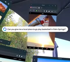 Antony Hamilton Jr tries out Meta AI on Quest (Image source: Meta)