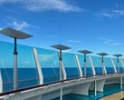 Starlink Maritime dishes on a cruise ship (image: Royal Caribbean)