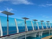 Starlink Maritime dishes on a cruise ship (image: Royal Caribbean)