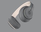 Apple's new Beats Studio3 wireless headphones have an eye-catching grey color with speckles (Image: Apple)