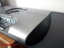 One of the two 5W speakers