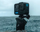 The Hero 12 Black has a standard tripod thread and GoPro's folding fingers. (Image source: Garmin)