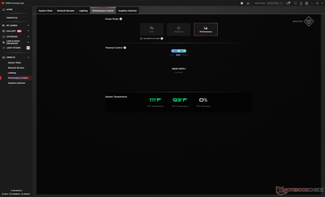 Power profile options