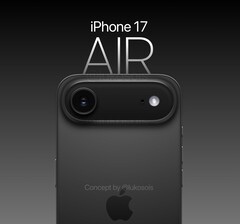 iPhone 17 Air render. (Image Source: Lukosis)