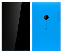 Inital renders of &#039;Mercury&#039; revealed that the device could be a large Lumia variant. (Source: MSPoweruser)