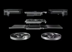 Nvidia RTX 5090 FE&#039;s cooling solution (Image source: Nvidia)