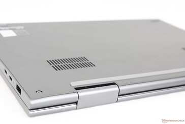 Ventilation grilles are rather small on the bottom panel