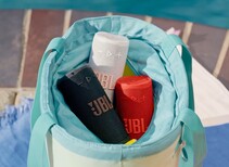 The Grip comes in six bright colours, including the three seen here (Image source: JBL)