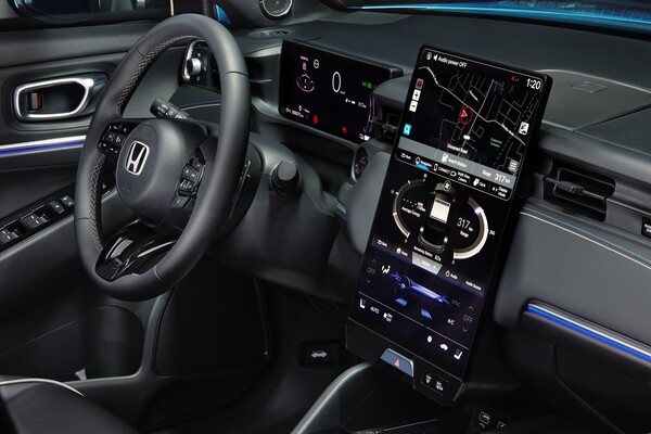 The Honda e:Ny1 shows that Honda is committed to ditching both internal combustion and internal buttons. (Image source: Honda)