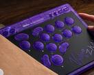 8BitDo has collaborated with Vxbao and Zhen Esports players for the Arcade Controller Transparent Purple Signature Edition. (Image source: 8BitDo)