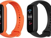 Amazon customers can pre-order the Amazfit Band 5 in orange or black. (Image source: Amazon/Huami - edited)