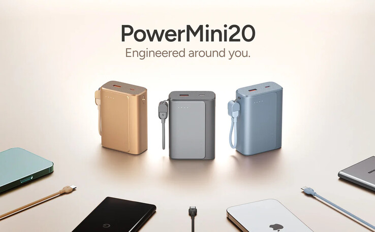 The Ambrane PowerMini20 power bank. (Image source: Ambrane)