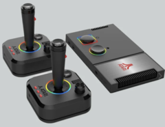 Playing games with joysticks is so 1977. There's a reason the rest of the world moved to gamepads (Source: Atari)