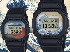 The Casio DW-5600KHG24-1JR (left) and DW-5600KHK24-1JR (right). (Image source: @geesgshock on Instagram)