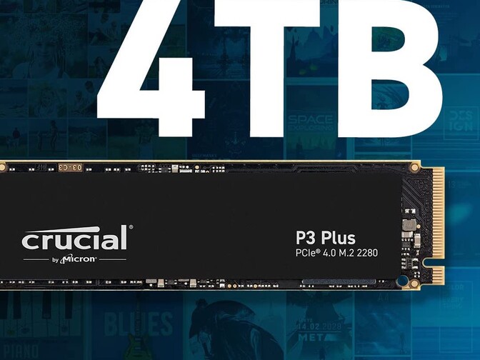 Crucial P3 Plus 4TB SSD receives 38% discount and hits lowest