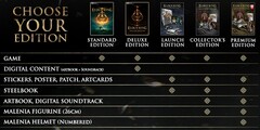 Elden Ring pre-order editions details (Source: Bandai Namco Europe newsletter)