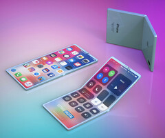 No, it&#039;s not Bendgate 3.0 - it&#039;s a render of a foldable iPhone. (Source: LetsGoDigital)