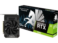 The Gainward RTX 3060 12 GB Pegasus is one of three single fan versions of the RTX 3060. (Image source: Videocardz)