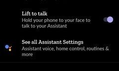 Lift to Talk is one of many upcoming "smart" features for the Google Assistant. (Source: XDA)