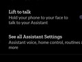 Lift to Talk is one of many upcoming "smart" features for the Google Assistant. (Source: XDA)