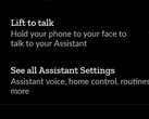 Lift to Talk is one of many upcoming "smart" features for the Google Assistant. (Source: XDA)