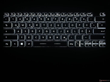 Keyboard backlighting