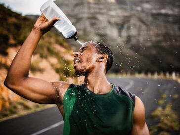 The earbuds are protected against water and dust.