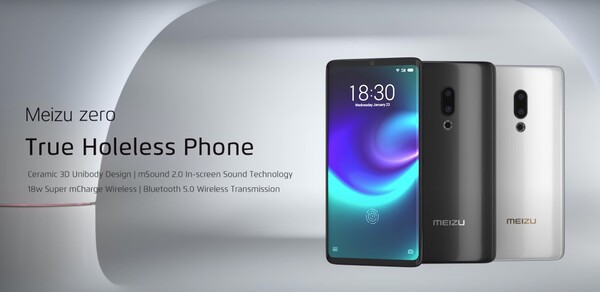 The Meizu Zero was more or less a concept smartphone as it was never mass-produced. (Image source: Meizu)