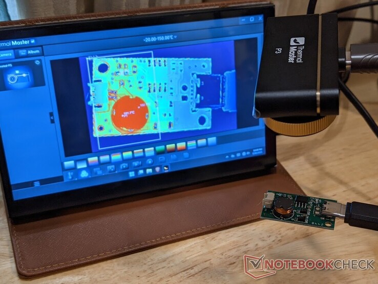 Thermal Master P3 using the Windows app