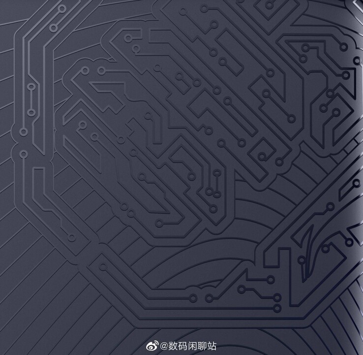 ...while a leaker claims to post a close-up of its unique rear panel. (Source: Realme via Weibo, Digital Chat Station via MyFixGuide)